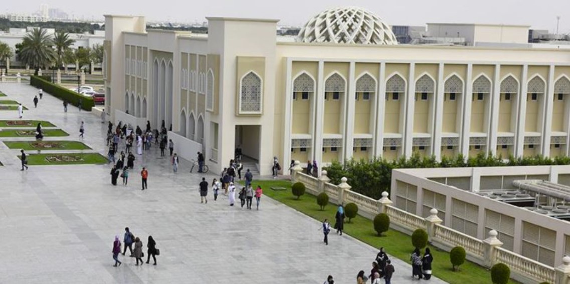 Haitham Alkindi's university, the American University of Sharjah campus