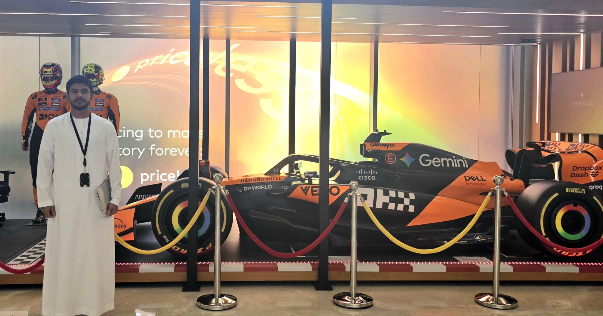 Haitham Alkindi at Mastercard's Dubai office